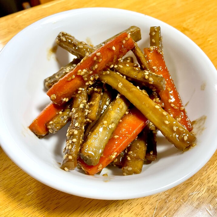 食べごたえあり!醤油麹の太いきんぴらごぼう